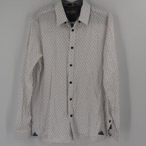 Ted Baker London Men's Casual Button Down Shirt Size 5 = XL